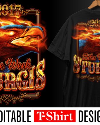 eagle, fire, burning, bike week, biker, tshirt design, design, fire, sturgis, design, template