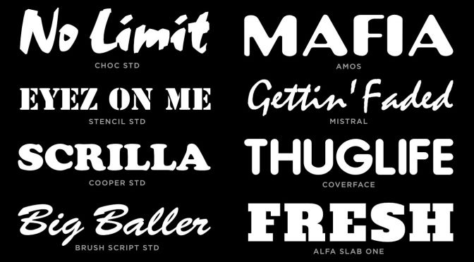 best vintage rap tee fonts – Pixel Moshpit